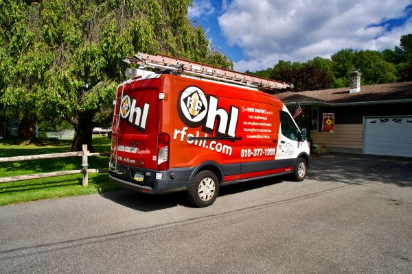 R.F. Ohl service van for HVAC services