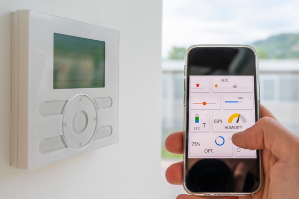 humidity control using smart phone