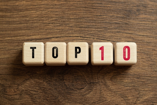 top 10 spelled using wooden letter and number blocks depicting boiler problems